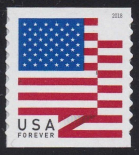 # 5260 (2018) Flag (APU) - Coil sgl, MNH
