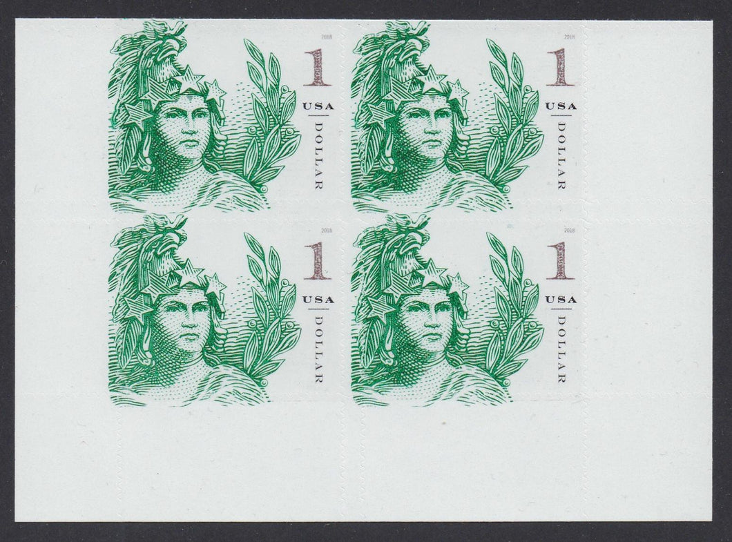 # 5295 (2018) Liberty, emerald - PB, B #B111, MNH