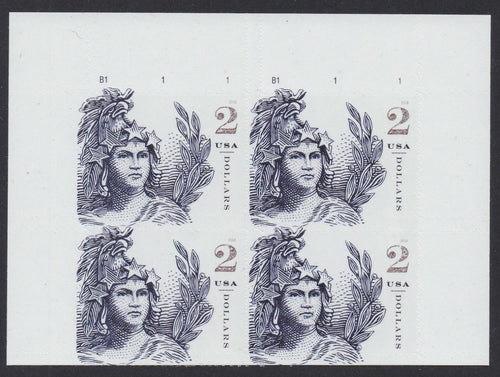# 5296 (2018) Liberty, indigo - PB, T #B111, MNH