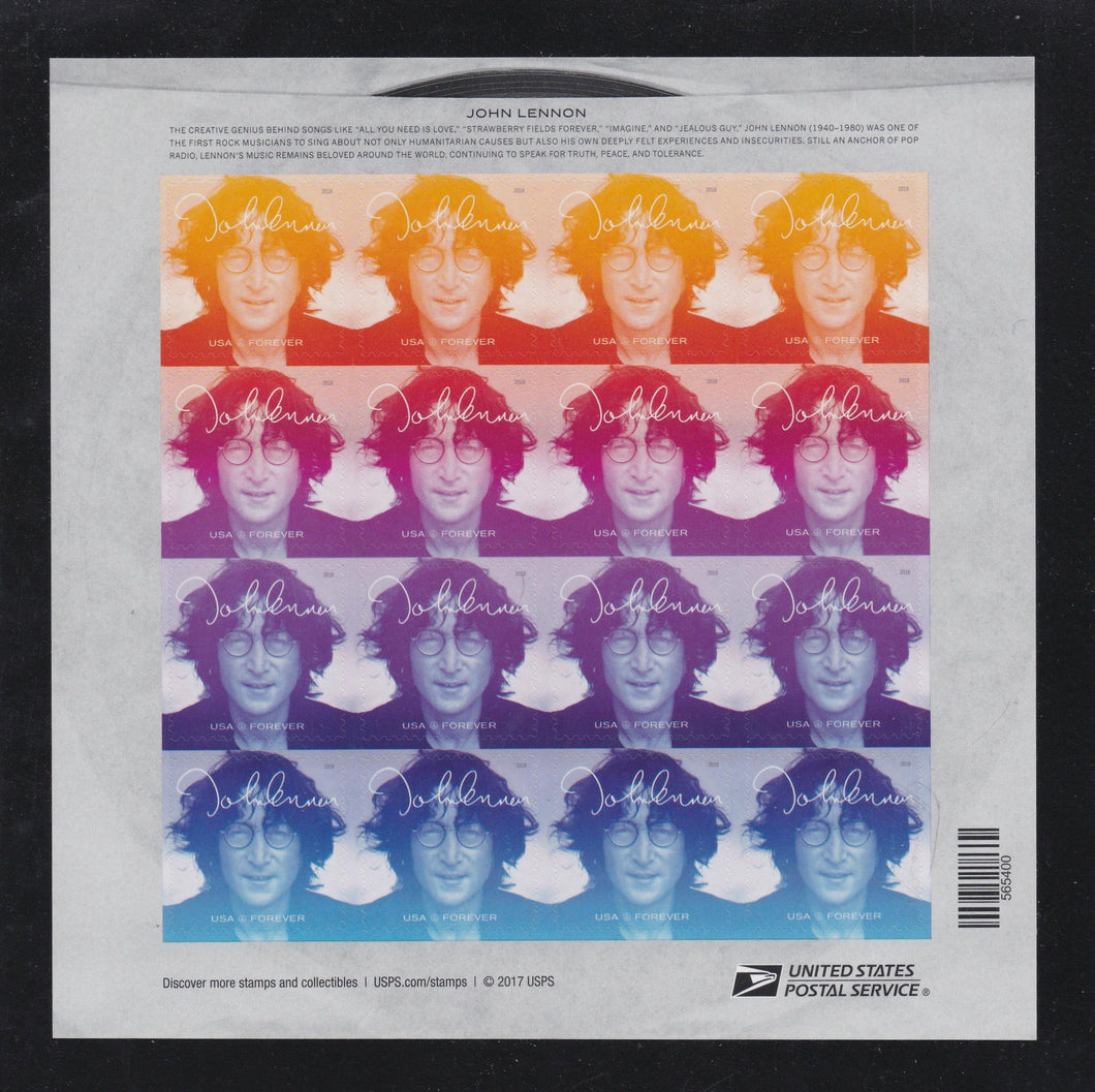 # 5312-15 (2018) John Lennon - Pane, MNH