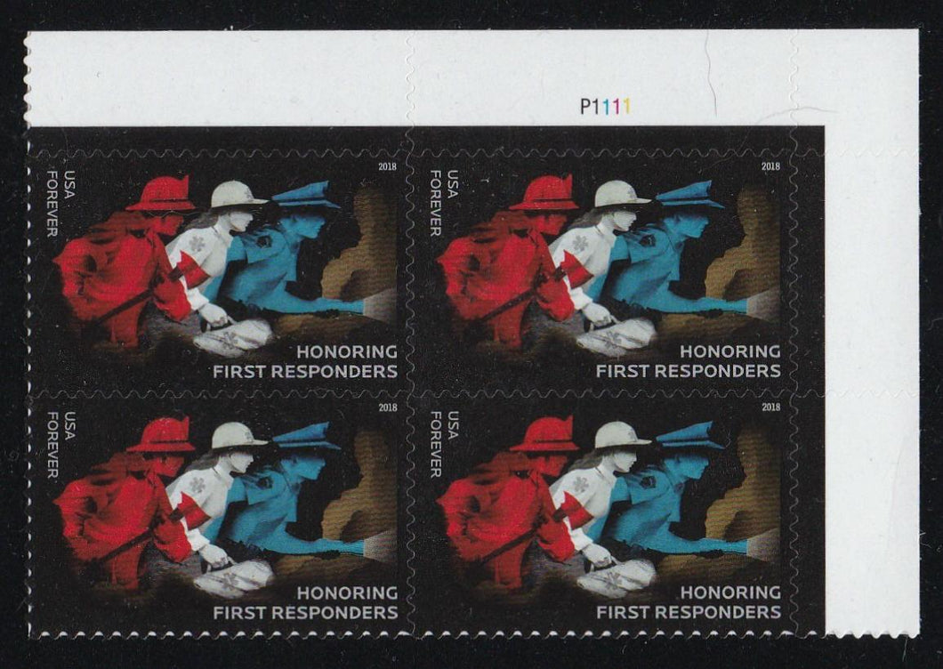 # 5316 (2018) First Responders - PB, UR #P1111, MNH
