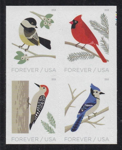 # 5320a (2018) Winter Birds - Bklt BK/4, MNH