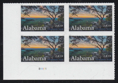 # 5360 (2019) Alabama - PB, LL #B11111, MNH