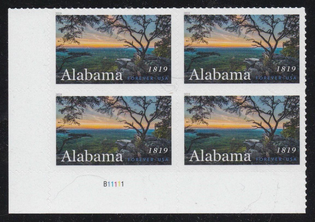 # 5360 (2019) Alabama - PB, LL #B11111, MNH
