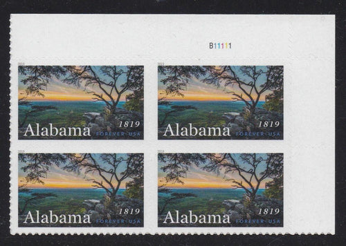 # 5360 (2019) Alabama - PB, UR #B11111, MNH