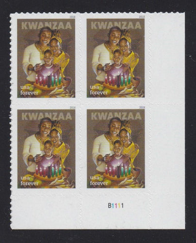 # 5337 (2018) Kwanzaa - PB, LR #B1111, MNH