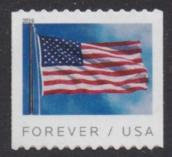 # 5342 (2019) Flag, (APU) - Coil sgl, MNH