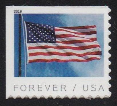 # 5345 (2019) Flag - Bklt sgl, MNH