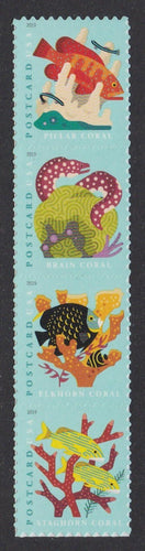 # 5363-66 (2019) Coral Reefs - Strip/4, V, MNH