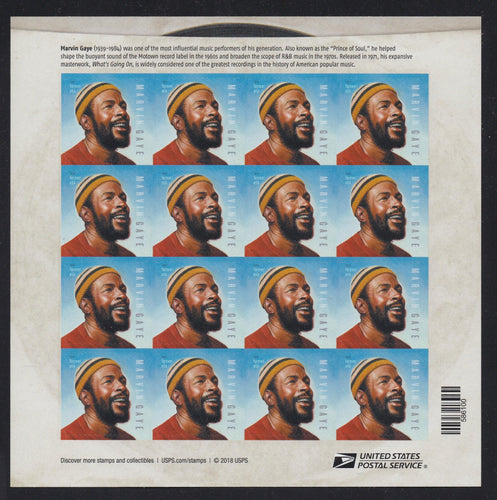 # 5371 (2019) Marvin Gaye - Pane, MNH