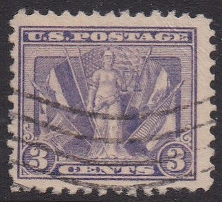 # 537 (1919) Victory in WW I - Sgl, Used, FVF [4]