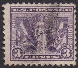 # 537 (1919) Victory in WW I - Sgl, Used, F [1]
