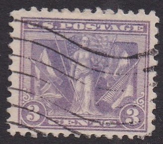 # 537b (1919) Victory in World War I, Light Reddish Violet - Sgl, Used, VF [1]