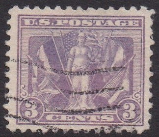 # 537b (1919) Victory in World War I, Light Reddish Violet - Sgl, Used, VF [2]