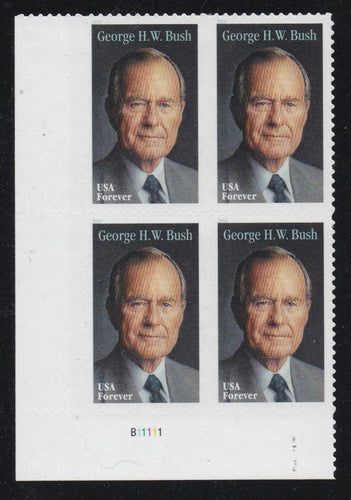 # 5393 (2019) George HW Bush - PB, LL #B11111, MNH