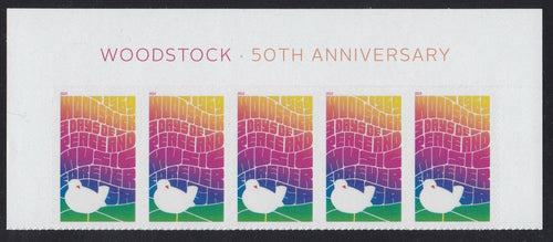 # 5409 (2019) Woodstock - Top Mgn Strip/5, MNH