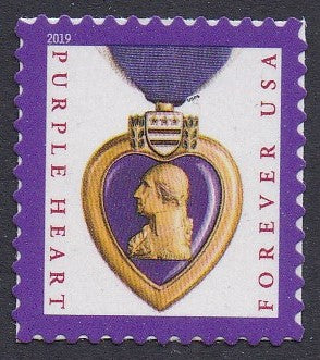 # 5419 (2019) Purple Heart, 2019 Date, 11.25x10.75 - Sgl, MNH