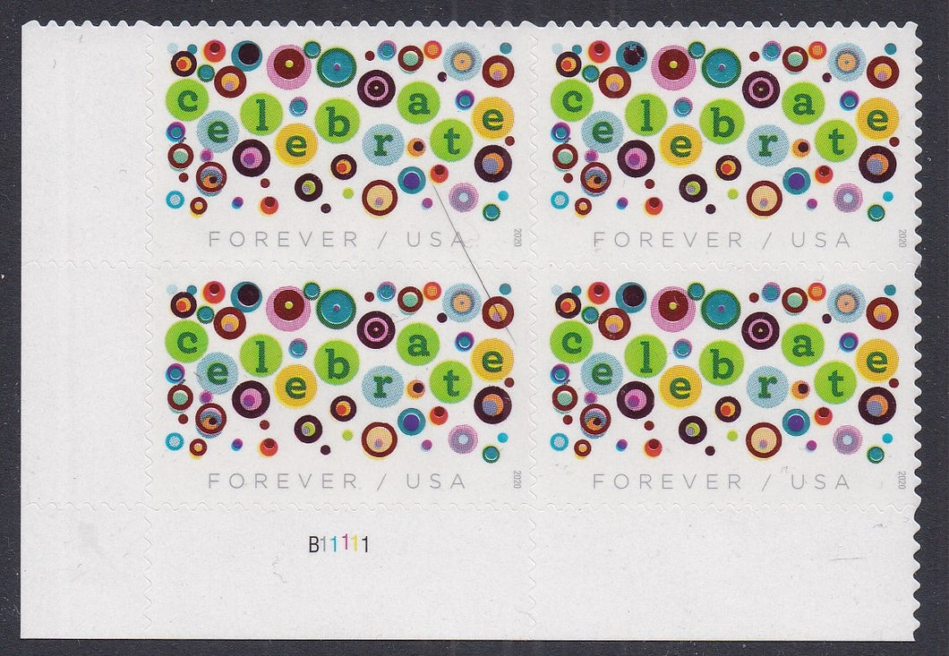 # 5434 (2020) Celebrate - PB, LL #B111111, MNH