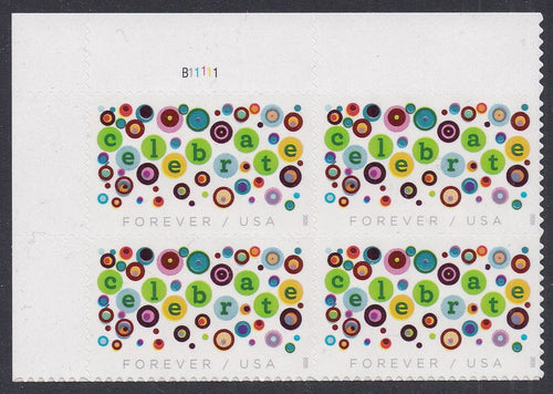# 5434 (2020) Celebrate - PB, UL #B111111, MNH