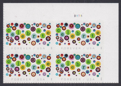 # 5434 (2020) Celebrate - PB, UR #B111111, MNH