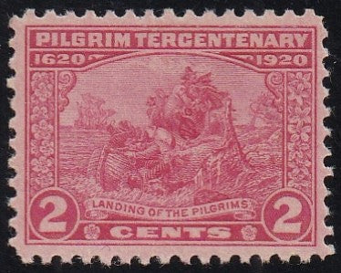 # 549 (1920) Pilgrims Issue - Sgl, FVF MNH [2]