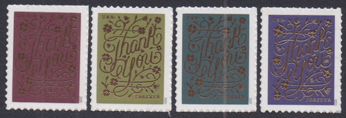 # 5519-22 (2020) Thank You - Sgls, Set/4, MNH