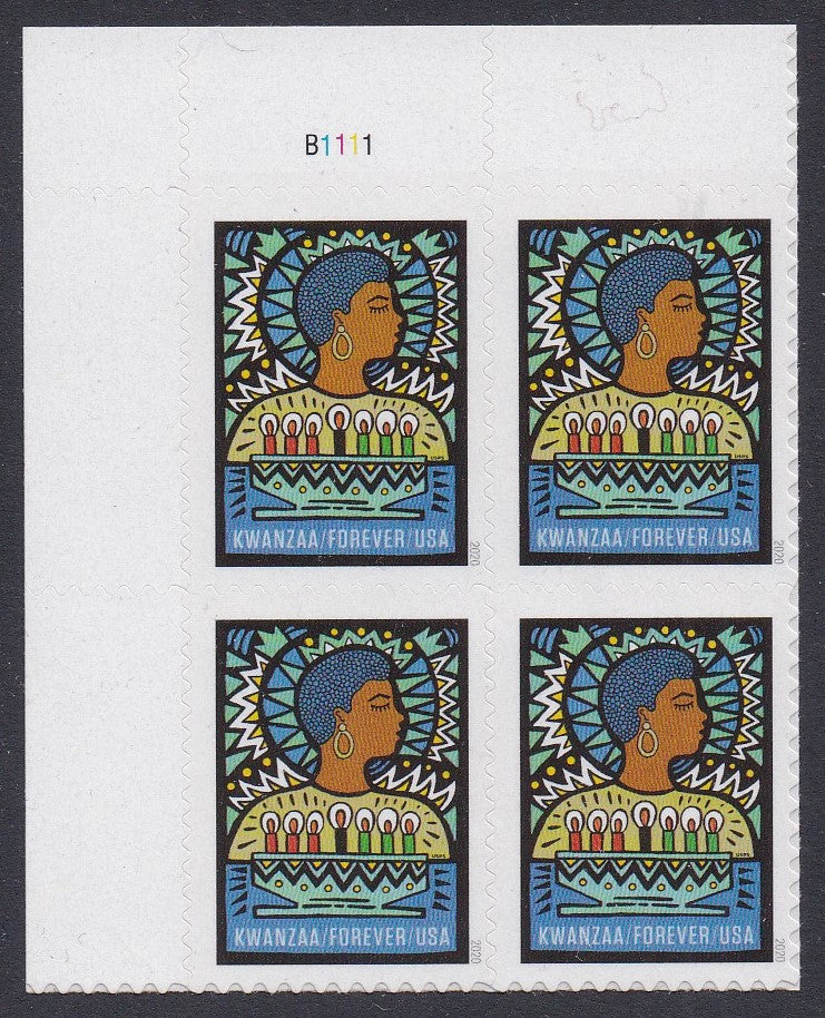 # 5531 (2020) Kwanzaa - PB, UL #B1111, MNH