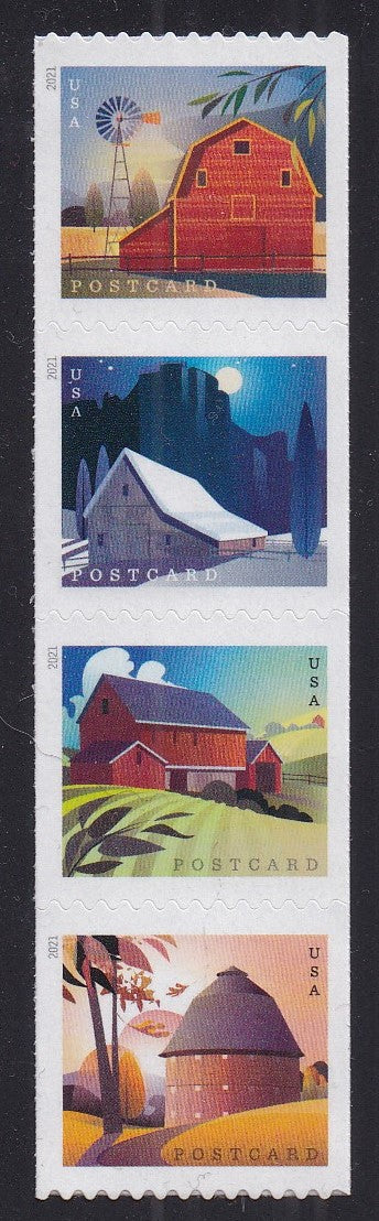 # 5550-53 (2021) Barns - Coil strip/4, MNH