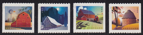 # 5550-53 (2021) Barns - Coil sgls, Set/4, MNH