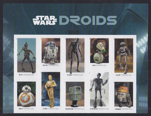 # 5582b (2021) Droids - BK/10, MNH