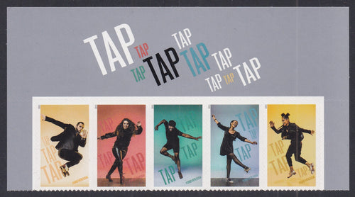 # 5609-13 (2021) Tap Dance - Strip/5, Top mgn, MNH