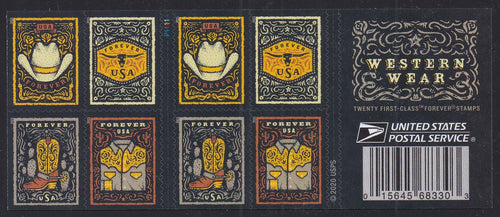 # 5618b (2021) Western Wear - BKLT, #P1111, MNH