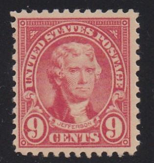 # 561 (1923) Jefferson - Sgl, FVF MH