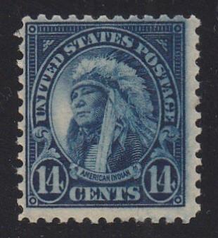 # 565 (1923) Indian - Sgl, FVF MNH