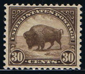 # 569 (1923) American Buffalo - Sgl, VF MNH