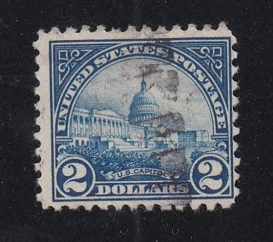 # 572 (1923) Capitol - Sgl, Used, FVF [1]
