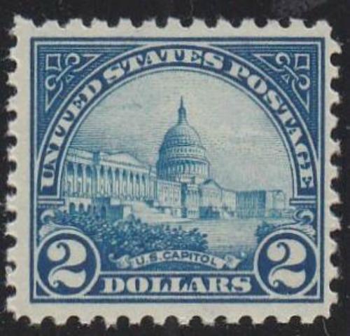 # 572 (1923) Capitol - Sgl, FVF MNH