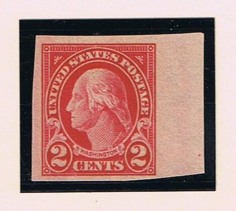 # 577 (1923) Washington - Sgl, R margin, VF MNH