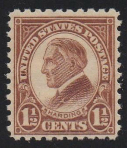 # 582 (1925) Harding - Sgl, VF/XF MNH [3]