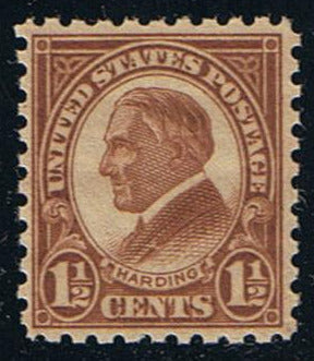 # 582 (1925) Harding - Sgl, VF/XF MNH [1]