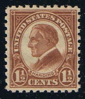 # 582 (1925) Harding - Sgl, VF/XF MNH [2]