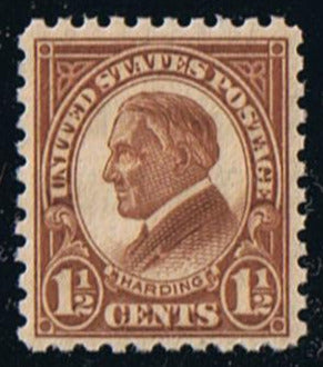 # 582 (1925) Harding - Sgl, XF MNH [1]