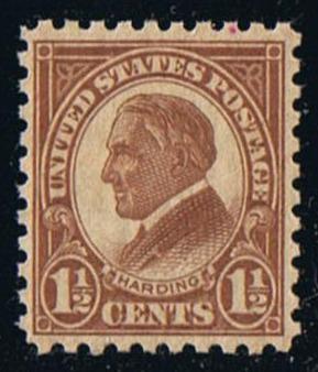 # 582 (1925) Harding - Sgl, XF MNH [2]