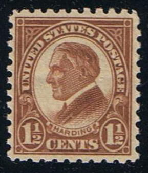 # 582 (1925) Harding - Sgl, VF/XF MNH [4]