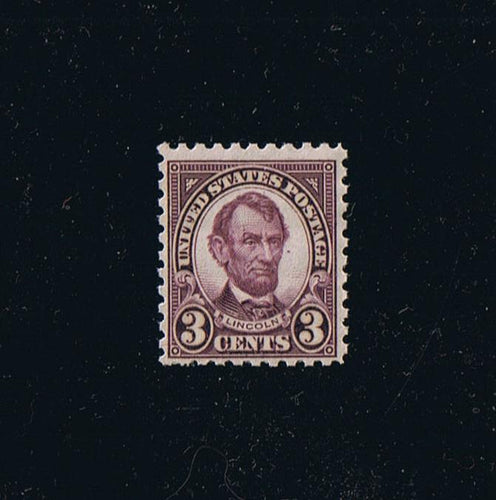 # 584 (1925) Lincoln - Sgl, FVF MNH [1]
