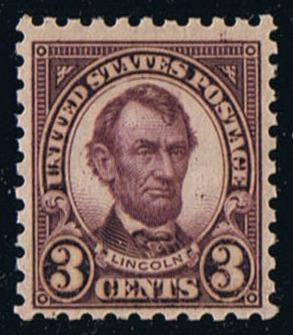 # 584 (1925) Lincoln - Sgl, VF MNH [2]