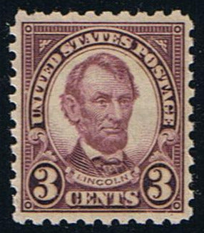 # 584 (1925) Lincoln - Sgl, XF MVLH