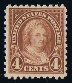 # 585 (1925) Martha Washington - Sgl, VF MNH [2]