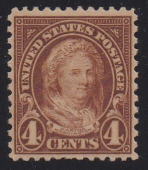 # 585 (1925) Martha Washington - Sgl, VF MNH [6]