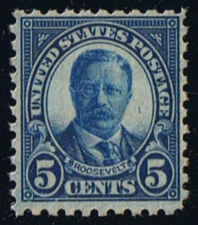 # 586 (1924) Roosevelt - Sgl, FVF MNH [1]